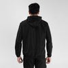 Terrel Sportswear - Basic Cagoule Jacket Black Running Gym Men | DryFit Lightweight Microfiber Zipper Pocket