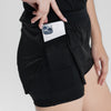 Terrel sportswear Compression Short Black Women celana olahraga pendek gym running lari wanita