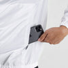 Terrel basic cagoule jacket white olah raga gym lari running