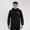 Terrel Sportswear - Basic Cagoule Jacket Black Running Gym Men | DryFit Lightweight Microfiber Zipper Pocket