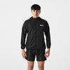 Terrel Sportswear - Basic Windbreaker Jacket Black Running Unisex | Jaket Olahraga Lightweight Packable Quick Dry