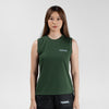 Terrel sportswear Basic Tanktop Green Women sleeveless baju atasan tanpa lengan kaos olahraga dry fit wanita lari running gym