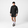 Terrel Sportswear - Basic Windbreaker Jacket Black Running Unisex | Jaket Olahraga Lightweight Packable Quick Dry