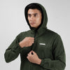Terrel basic cagoule jacket green olah raga gym lari running