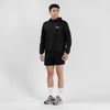 Terrel Sportswear - Basic Cagoule Jacket Black Running Gym Men | DryFit Lightweight Microfiber Zipper Pocket