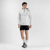 Terrel basic cagoule jacket white olah raga gym lari running