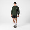 Jaket Pria Parasut Windbreaker Hjau