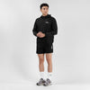 Terrel Sportswear - Basic Cagoule Jacket Black Running Gym Men | DryFit Lightweight Microfiber Zipper Pocket