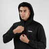Terrel Sportswear - Basic Cagoule Jacket Black Running Gym Men | DryFit Lightweight Microfiber Zipper Pocket