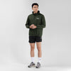 Terrel basic cagoule jacket green olah raga gym lari running
