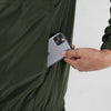 Terrel basic cagoule jacket green olah raga gym lari running
