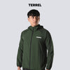 Jaket Pria Parasut Windbreaker Hjau