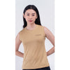 Crazy deals terrel sportswear basic tanktop cream women dry fit running gym yoga kaos olahraga wanita