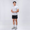 Terrel sportswear basic tee small logo white kaos olah raga dry fit lari running gym pria