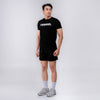 Terrel sportswear basic tee big logo black kaos olah raga dry fit lari running gym pria