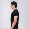 Terrel sportswear basic tee small logo black kaos olah raga dry fit lari running gym pria
