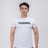 Terrel sportswear basic tee big logo white kaos olah raga dry fit lari running gym pria