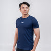 Terrel sportswear basic tee small logo navy kaos olah raga dry fit lari running gym pria