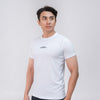 Terrel sportswear basic tee small logo white kaos olah raga dry fit lari running gym pria