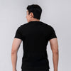 Terrel sportswear basic tee big logo black kaos olah raga dry fit lari running gym pria