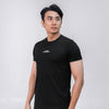 Terrel sportswear basic tee small logo black kaos olah raga dry fit lari running gym pria