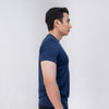 Terrel sportswear basic tee big logo navy kaos olah raga dry fit lari running gym pria