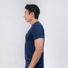 Terrel sportswear basic tee big logo navy kaos olah raga dry fit lari running gym pria