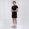 Terrel sportswear basic tee small logo black kaos olah raga dry fit lari running gym pria