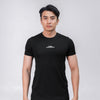Terrel sportswear basic tee small logo black kaos olah raga dry fit lari running gym pria