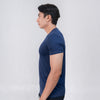 Terrel sportswear basic tee small logo navy kaos olah raga dry fit lari running gym pria