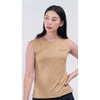 Crazy deals terrel sportswear basic tanktop cream women dry fit running gym yoga kaos olahraga wanita