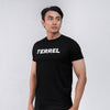Terrel sportswear basic tee big logo black kaos olah raga dry fit lari running gym pria