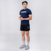 Terrel sportswear basic tee big logo navy kaos olah raga dry fit lari running gym pria