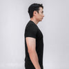 Terrel sportswear basic tee small logo black kaos olah raga dry fit lari running gym pria