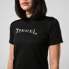 Terrel sportswear Tee Metallic Logo MoR Black Women