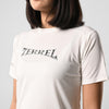 Terrel sportswear Tee Metallic Logo MoR White Women
