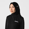 Terrel basic hijab outer sport black bergo instant