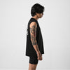 Terrel sportswear Sleeve Less Run To Pursue MoR Black