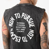 Terrel Sportswear Sleeveless Run To Pursue Not To Escape MoR Cotton Series for Man