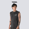 Terrel Sportswear Sleeveless Run To Pursue Not To Escape MoR Cotton Series for Man