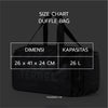 Terrel sportswear Dash Logo Duffle Bag