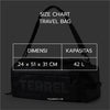 Terrel sportswear Dash Logo Travel Bag