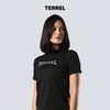 Terrel sportswear Tee Metallic Logo MoR Black Women