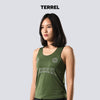 Terrel sportswear Tank Top Terrel Voltage Logo MoR Green Women