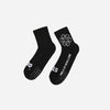 Terrel Sportswear - Short Sock MoR StepOut Black Running Unisex | Cushioned Quick Dry Breathable Anti Slip