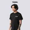 Terrel Sportswear - The Rebels MoR Running Tee Men Black | Kaos Lari Smart Temp Quick Dry Cool Touch Anti Bacterial