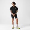 Terrel Sportswear - The Rebels MoR Running Tee Men Black | Kaos Lari Smart Temp Quick Dry Cool Touch Anti Bacterial