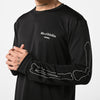Terrel sportswear Long Sleeve MoR Spray Logo Black