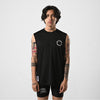 Terrel sportswear Sleeve Less Run To Pursue MoR Black
