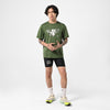 Terrel sporttswear Tee Run Against The Routine MoR Green